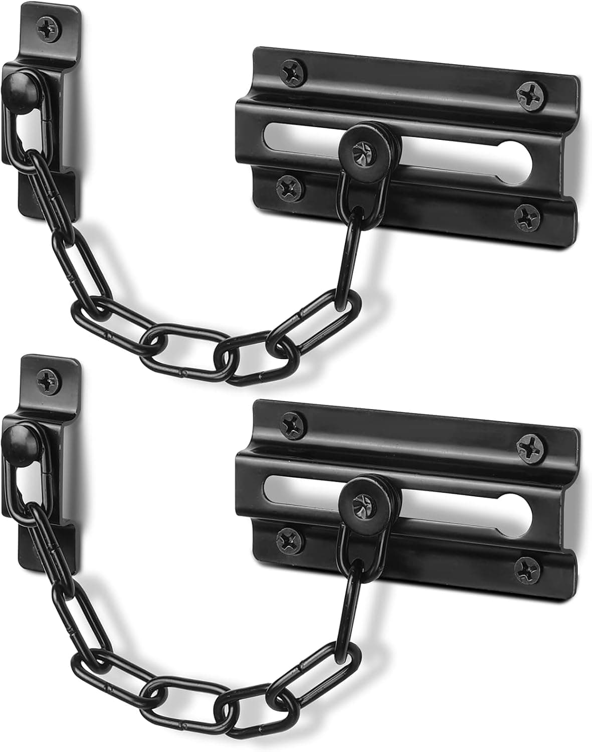 Fitoon Security Door Chain, 2-pack