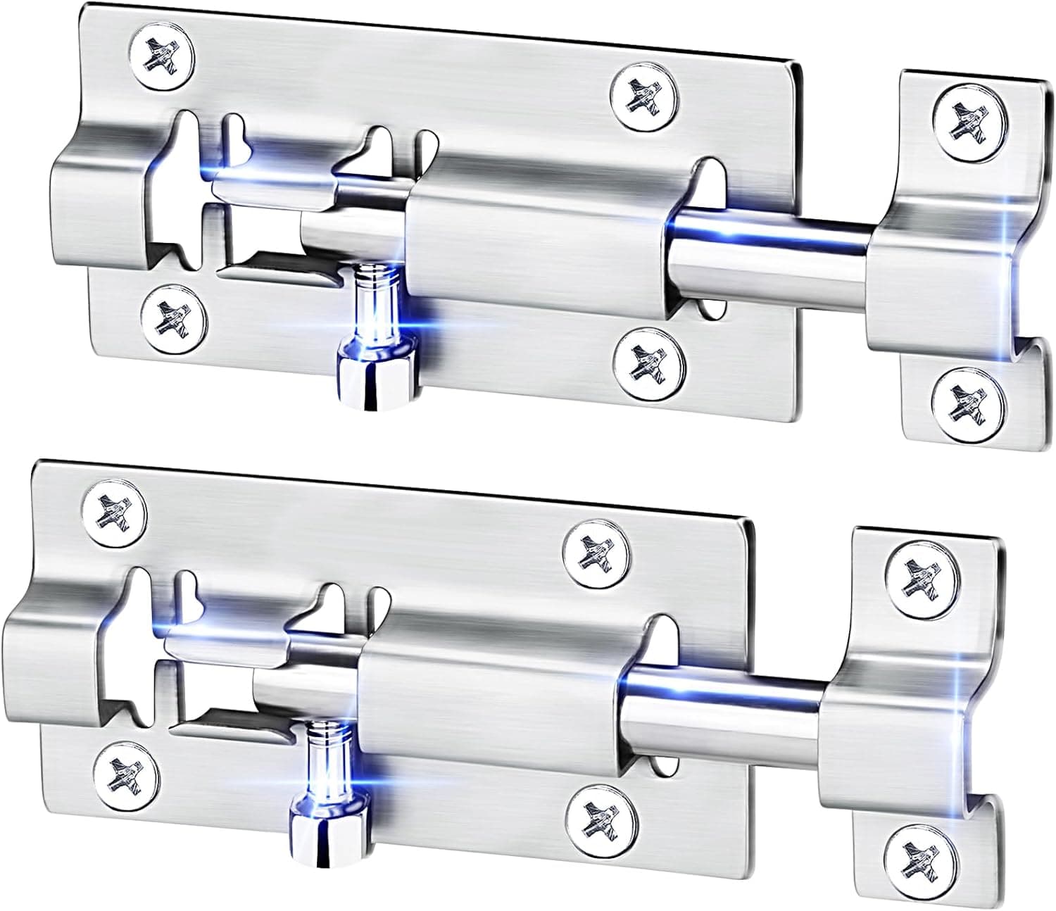 FATLODA Barrel Bolt Latch, 3 in, 2-pack