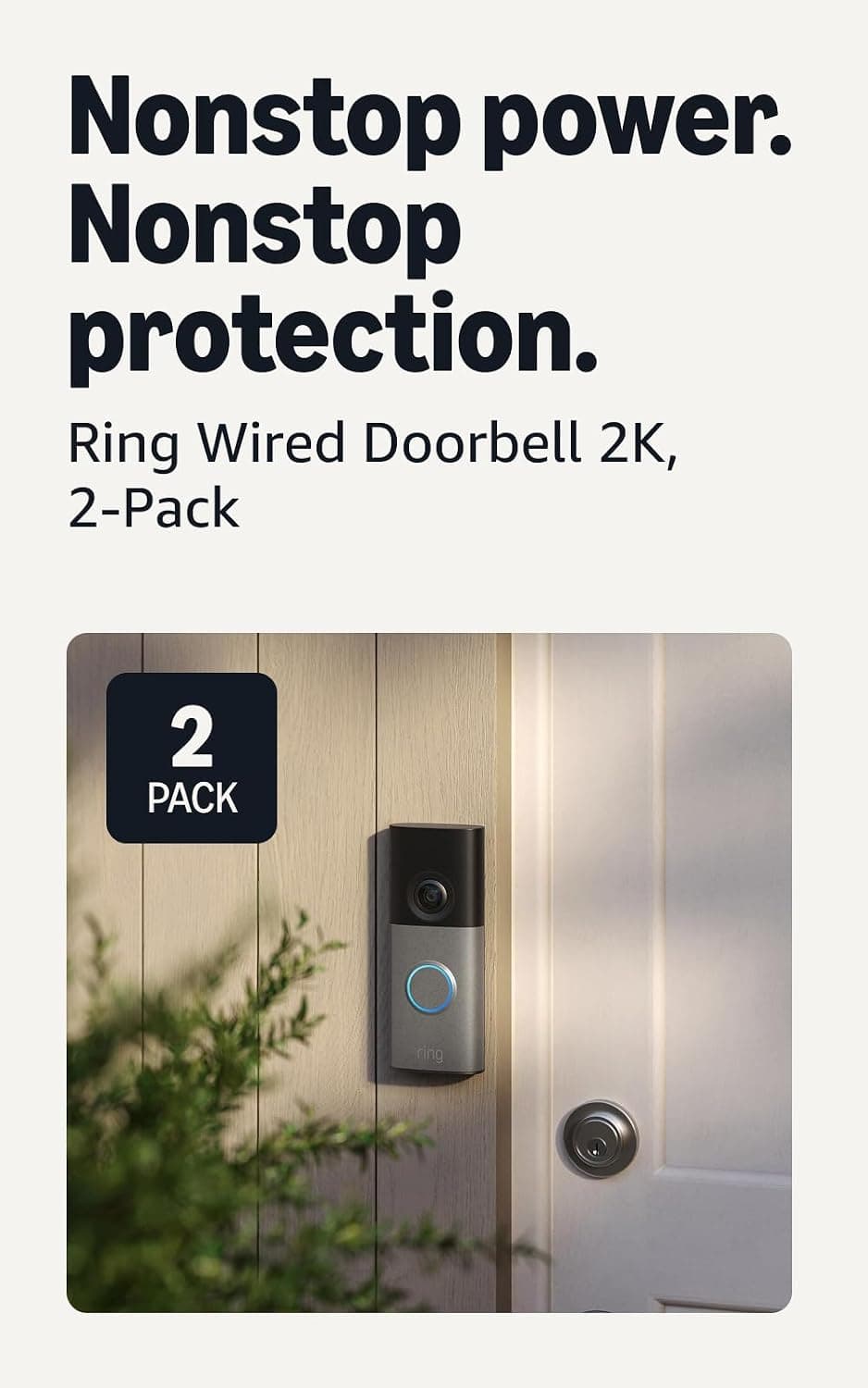 Ring Wired Doorbell 2K