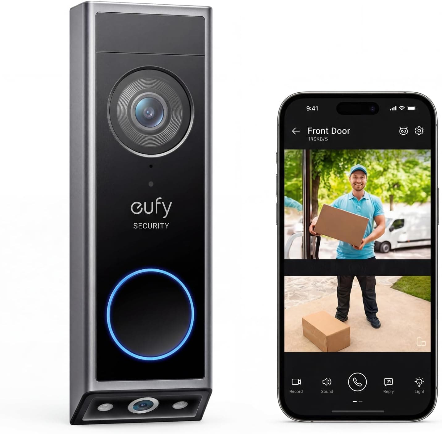 eufy Video Doorbell E340, 2K